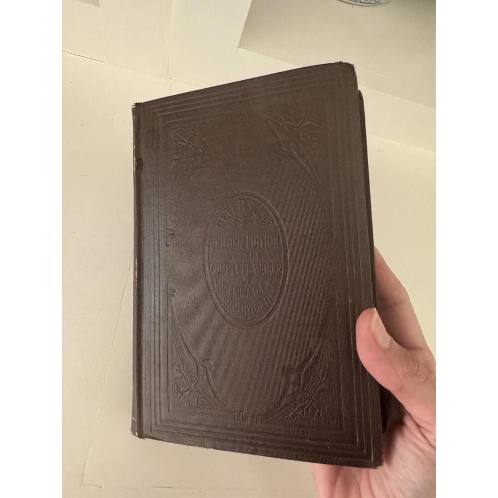 VINTAGE BOOK, THE LOST HEIRESS, BY, MRS EMMA SOUTHWORTH, HARDCOVER, RARE FIND